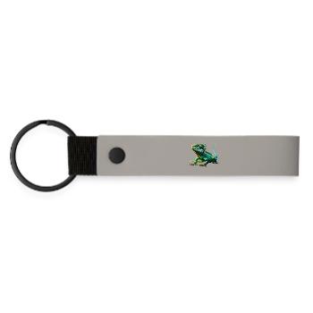 Dragon d’eau chinois - Porte-clés en PU mat - gris clair - Devant
