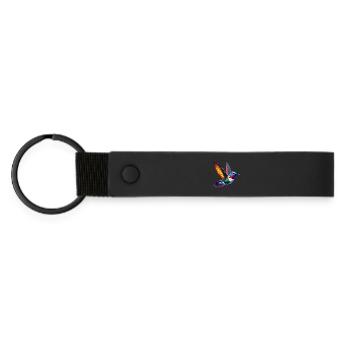 Colibri - Porte-clés en PU mat - noir - Devant