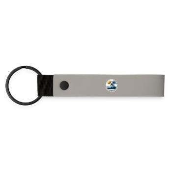 Emmenez-moi à la plage - Porte-clés en PU mat - gris clair - Devant