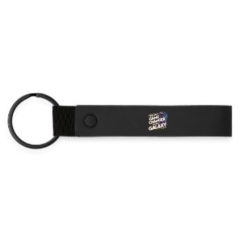  The Only Game Changer In Our Galaxy Retro Arcade - Matte PU Schlüsselanhänger - Schwarz - Vorne