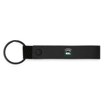 I'm leaving in a motorhome - Matte Pu Keyring - black - Front