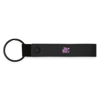 À vous pour toujours / Y2K Design - Porte-clés en PU mat - noir - Devant