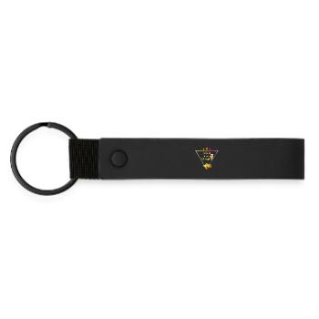 heute_ist_mein_lieblingstag_ _BIER - Matte Pu Keyring - black - Front