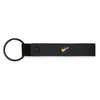 Bob Team Brakeman Bob - Matte Pu Keyring - black - Front
