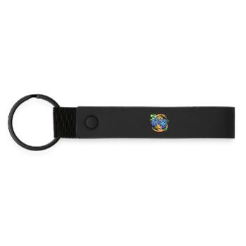 Gamer Gaming - Matte PU Schlüsselanhänger - Schwarz - Vorne