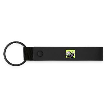Snail - Matte Pu Keyring - black - Front