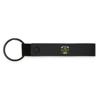 Rockin Le Chef Scout Vie Pfadfinderleiter - Porte-clés en PU mat - noir - Devant