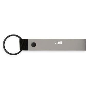 Kebab Evolution Kebap Doner Spit Funny Food - Matte Pu Keyring - light grey - Front