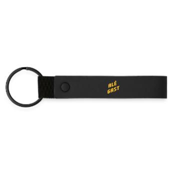 Alé Gast - Dialecte anversois - Porte-clés en PU mat - noir - Devant