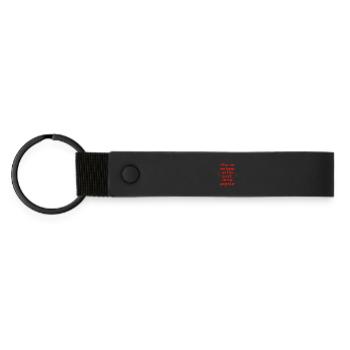 m'en va me taper un fion avant de me pagnoler - Porte-clés en PU mat - noir - Devant