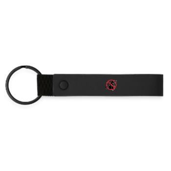 No Rats Union Anti Rats - Matte Pu Keyring - black - Front