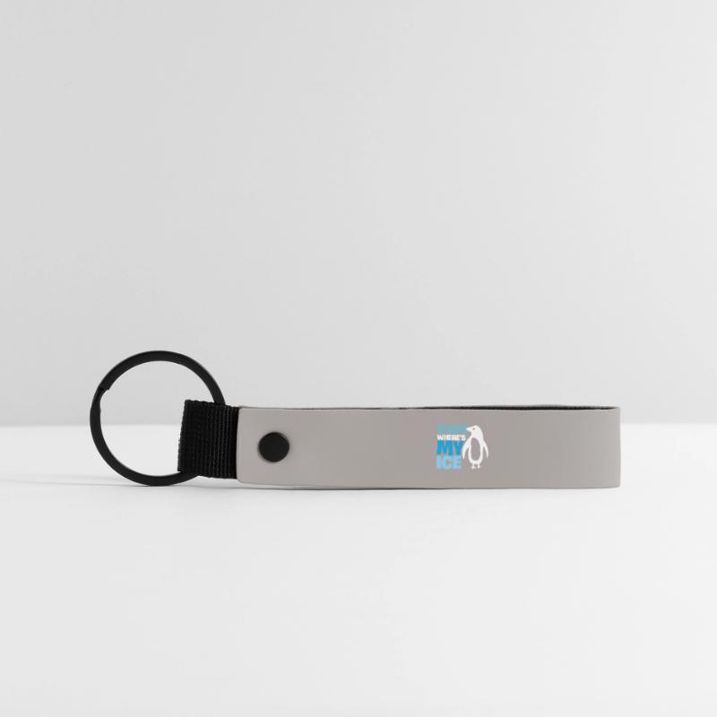 Penguin Global Warming Climate Change Matte Pu Keyring