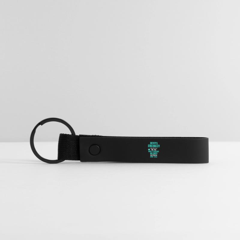 DevOps Engineer Multitasking Wizard Matte Pu Keyring