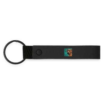 Rhodesian Ridgeback - Porte-clés en PU mat - noir - Devant
