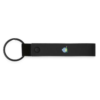 Boules de Boccia Boules de Boules de Boules de Boules de Boccia Tenue de pétanque - Porte-clés en PU mat - noir - Devant