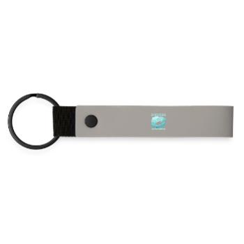 Scuba Diver Ocean Diver - Matte Pu Keyring - light grey - Front