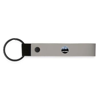 Hambourg Home Game Skyline - Porte-clés en PU mat - gris clair - Devant