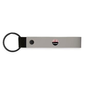 Match à domicile de Stuttgart Skyline - Porte-clés en PU mat - gris clair - Devant