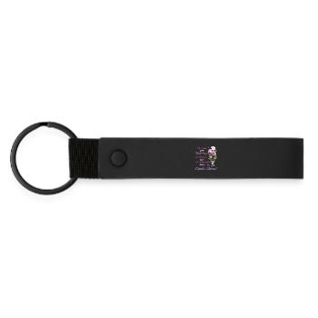 Happy Mother's Day - Matte Pu Keyring - black - Front