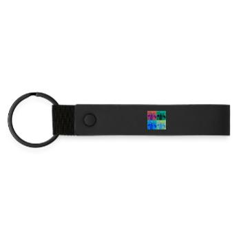 Secret of Moose - Duplex - Matte Pu Keyring - black - Front