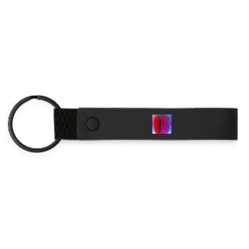 Coulis artistique - Porte-clés en PU mat - noir - Devant