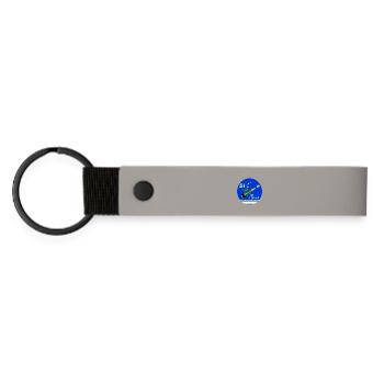 Marl - Matte Pu Keyring - light grey - Front
