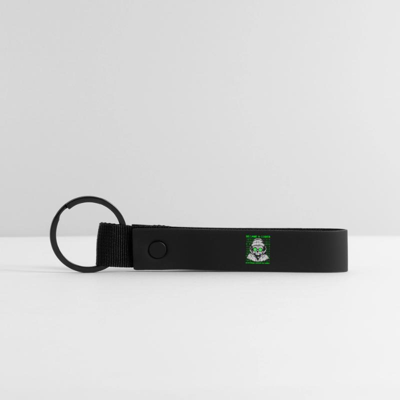 Became a Coder – Cyber Dog Binary Matte Pu Keyring