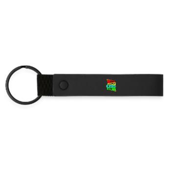 Manger dormir Jai Alai Répéter - Porte-clés en PU mat - noir - Devant
