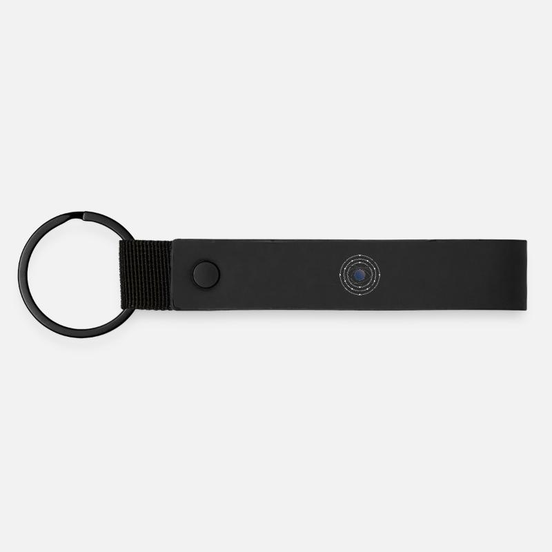 Electron Shell Flow - Science in Motion - Matte Pu Keyring - black