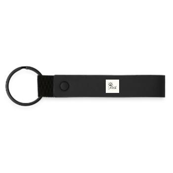Tact - Porte-clés en PU mat - noir - Devant