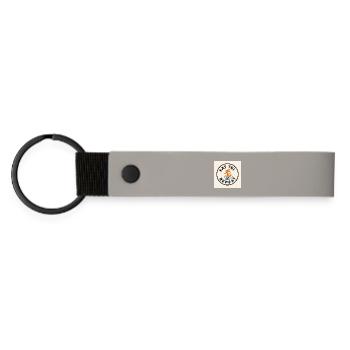 MANGER TRI RÉPÉTER - Porte-clés en PU mat - gris clair - Devant