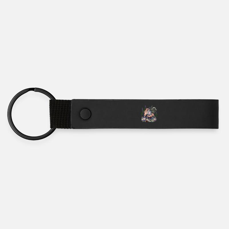 Divination mystique - Porte-clés en PU mat - noir