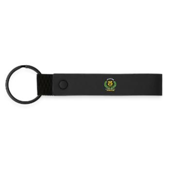 Painter Anniversary 25 Years 25th Anniversary - Matte Pu Keyring - black - Front