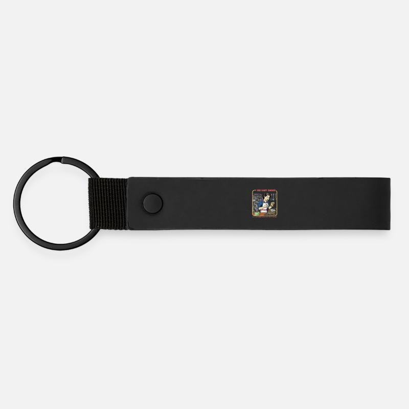 The Easy Choice - Matte Pu Keyring - black