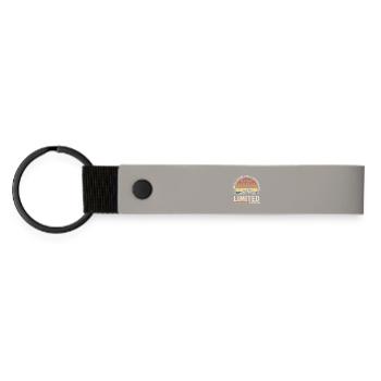 Novembre 1990 Anniversaire Rétro Unique - Porte-clés en PU mat - gris clair - Devant