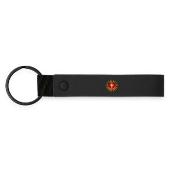 Cross - Matte Pu Keyring - black - Front