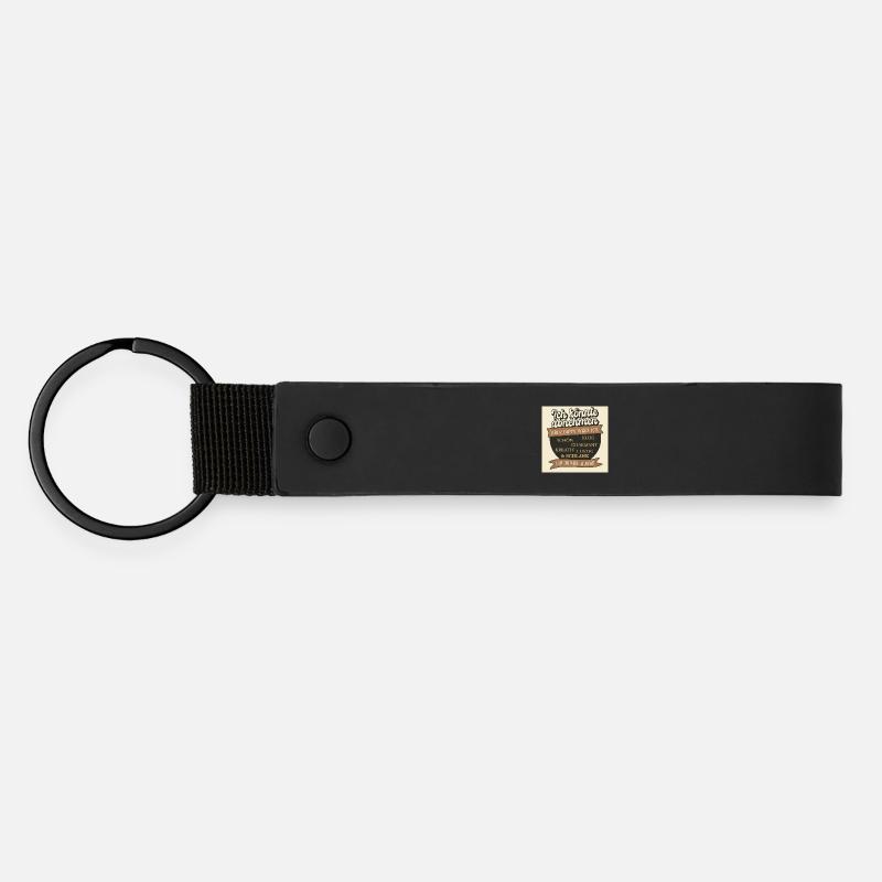 I could lose weight – but that would be unfair - Matte Pu Keyring - black