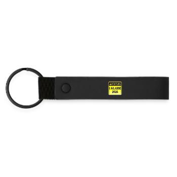 ENROLMENT Primary School 2026 - Matte Pu Keyring - black - Front