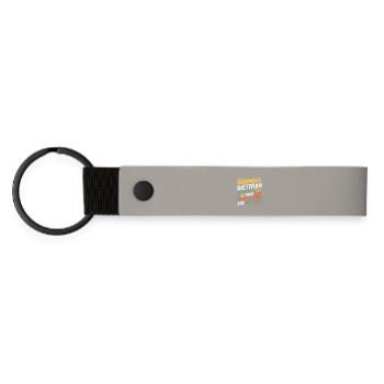 Registered Dietitian Nutrition Expert Health  - Matte Pu Keyring - light grey - Front