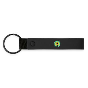 Pouvoir des filles oiseaux - Porte-clés en PU mat - noir - Devant