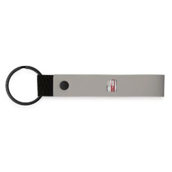 Chief American Flag - Matte Pu Keyring - light grey - Front