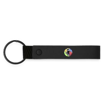 Celebration of Freedom - Matte Pu Keyring - black - Front