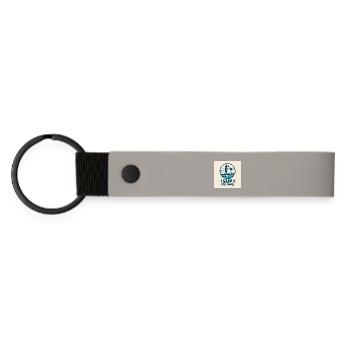 I SUP it – My Way - Matte Pu Keyring - light grey - Front
