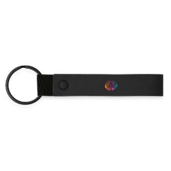 Since 1996 - Matte PU Schlüsselanhänger - Schwarz - Vorne