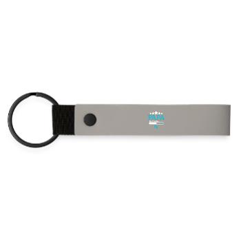 Annonce papa futur humour naissance - Porte-clés en PU mat - gris clair - Devant
