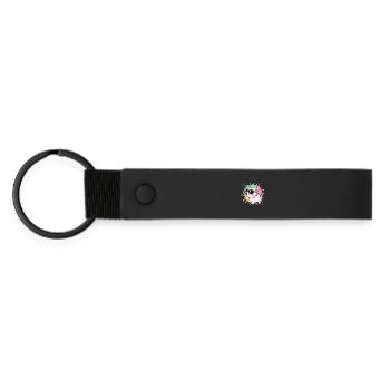 Warm Pig Sunglasses - Matte Pu Keyring - black - Front