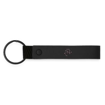 Sagittarius Zodiac Sign Star Constellation Pink - Matte Pu Keyring - black - Front