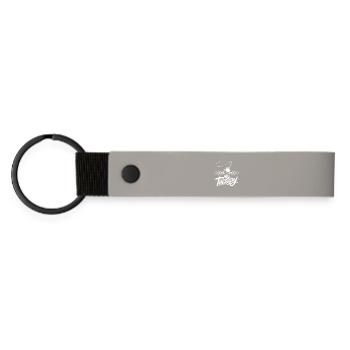 Pêcher ma thérapie - Porte-clés en PU mat - gris clair - Devant