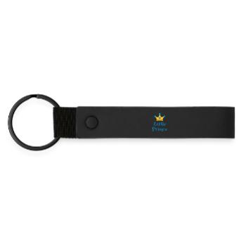Bébé - Porte-clés en PU mat - noir - Devant