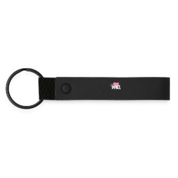 Dance - Matte Pu Keyring - black - Front